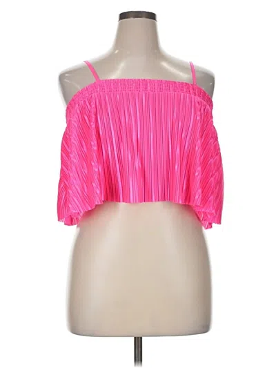 Pre-owned Bp. Sleeveless Blouse In Pink