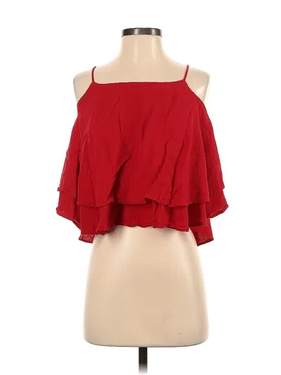 Pre-owned Bp. Sleeveless Blouse In Red