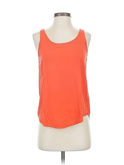 Pre-owned Bp. Sleeveless Top Orange Scoop Neck Tops