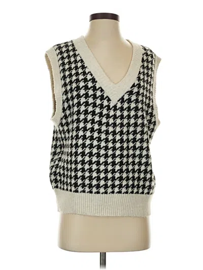 Pre-owned Bp. Sleeveless Top Silver V-neck Tops