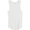 Bp. Slinky Rib Knit Tank In White Blanc