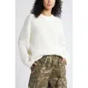 Bp. Slouchy Chenille Pullover Sweater In Ivory