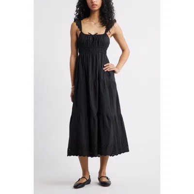 Bp. Smocked Cotton Sundress