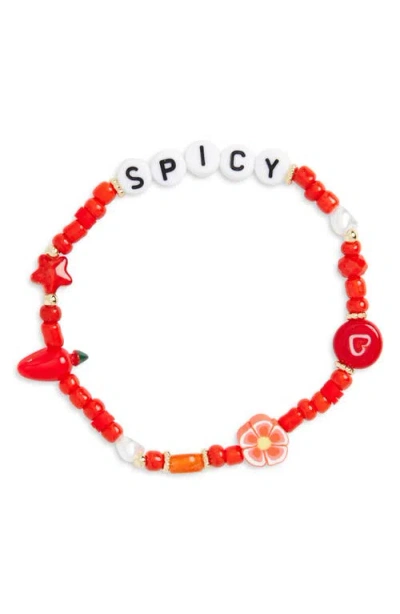 Bp. Snack Friendship Stretch Bracelet In Pink Multi