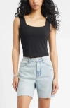 Bp. Square Neck Tank In Black