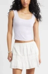 Bp. Square Neck Tank In White