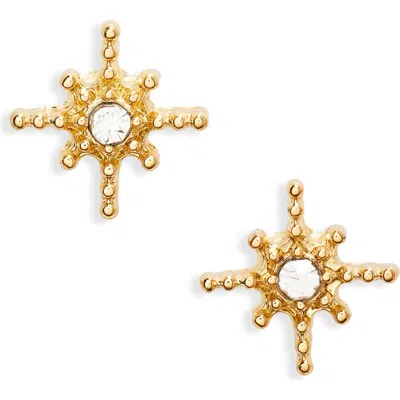 Bp. Starburst Stud Earrings In 14k Gold Dipped