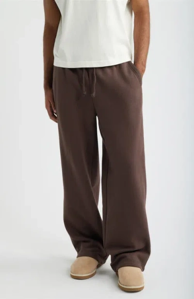 Bp. Straight Leg Fleece Sweatpants In Brown