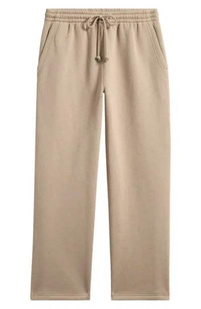 Bp. Straight Leg Fleece Sweatpants In Neutral