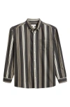 Bp. Stripe Cotton Button-down Shirt In Multi
