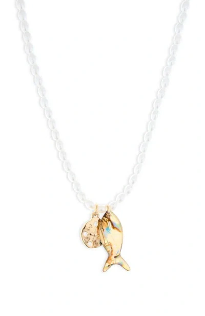Bp. Summer Vibes Charm Necklace In Multi