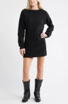 Bp. Sweater Minidress In Black