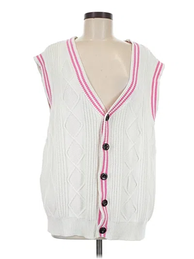 Pre-owned Bp. Sweater Vest In White