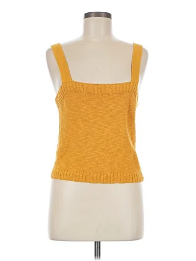 Pre-owned Bp. Sweater Vest In Yellow