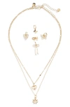 Bp. Sweet Motif Assorted Necklace & Charm Set