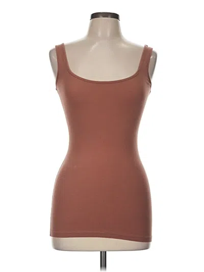 Pre-owned Bp. Tank Top Brown Strapless Neckline Tops