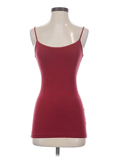 Pre-owned Bp. Tank Top Burgundy Strapless Neckline Tops