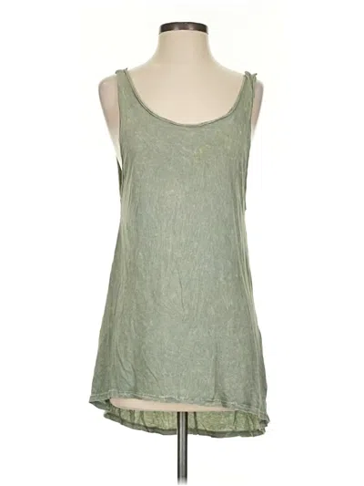 Pre-owned Bp. Tank Top Green Halter Neckline Tops