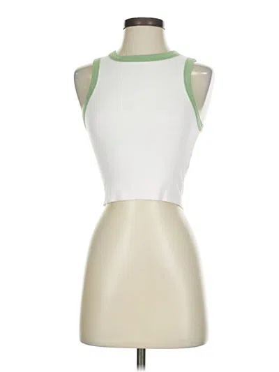 Pre-owned Bp. Tank Top Ivory Halter Neckline Tops In White