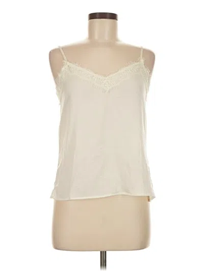 Pre-owned Bp. Tank Top Ivory Halter Neckline Tops In White