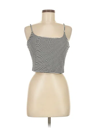 Pre-owned Bp. Tank Top Ivory Strapless Neckline Tops In White