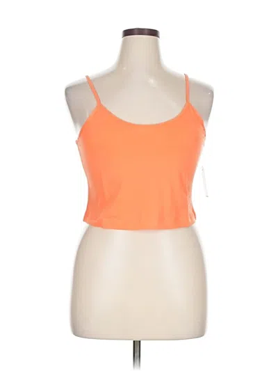 Pre-owned Bp. Tank Top Orange Halter Neckline Tops