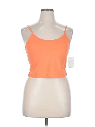 Pre-owned Bp. Tank Top Orange Halter Neckline Tops