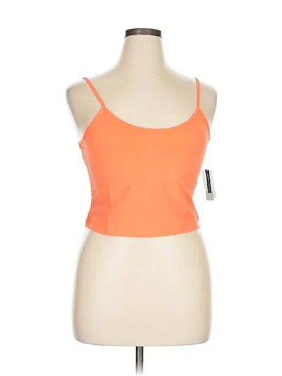 Pre-owned Bp. Tank Top Orange Strapless Neckline Tops