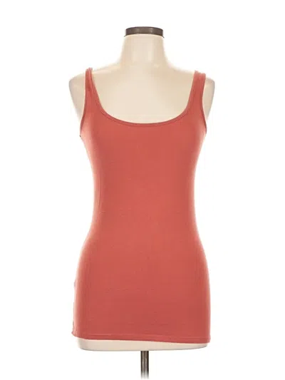 Pre-owned Bp. Tank Top Orange Strapless Neckline Tops