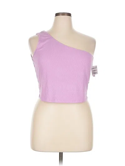Pre-owned Bp. Tank Top Pink One Shoulder Neckline Tops