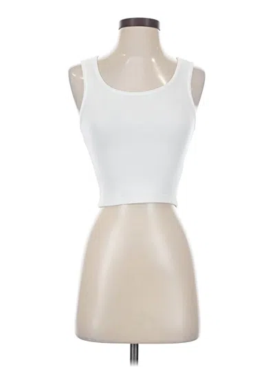 Pre-owned Bp. Tank Top White Halter Neckline Tops