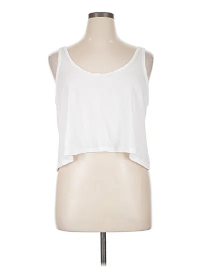 Pre-owned Bp. Tank Top White Halter Neckline Tops