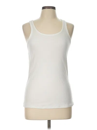 Pre-owned Bp. Tank Top White Halter Neckline Tops