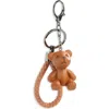 Bp. Teddy Bear Key Ring Bag Charm In Brown