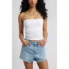 Bp. Textured Floral Tube Top