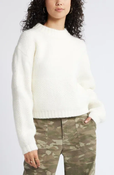 Bp. Textured Relaxed Sweater In Ivory