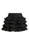 Bp. Tiered Ruffle Miniskort In Black