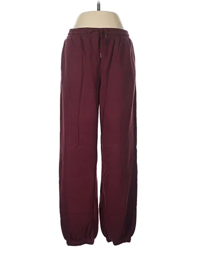 Pre-owned Bp. Track Pants In Burgundy
