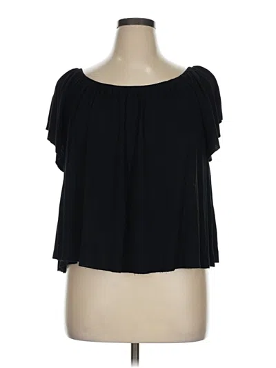 Pre-owned Bp. Tube Top Black Off The Shoulder Neckline Tops