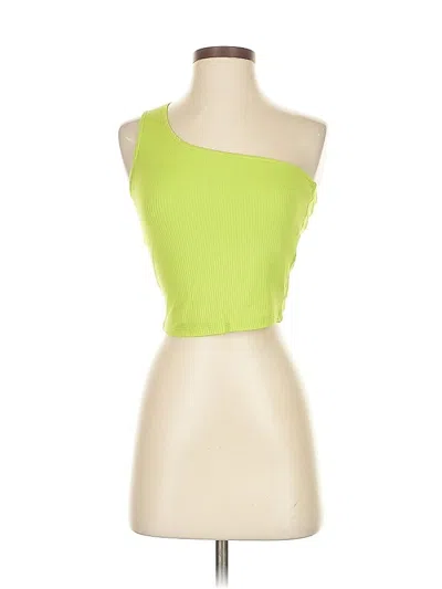 Bp. Tube Top Green Strapless Neckline Tops