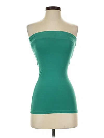 Pre-owned Bp. Tube Top Green Strapless Neckline Tops