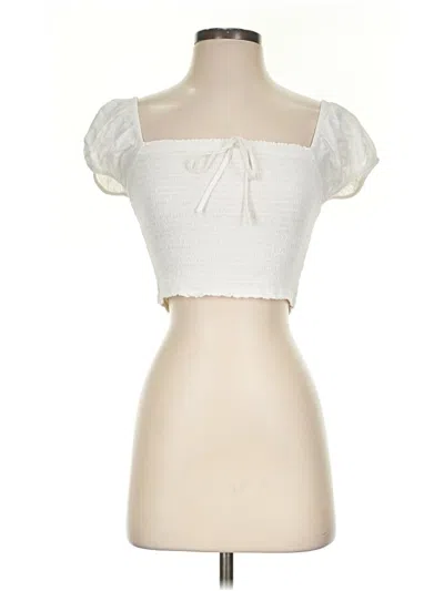 Pre-owned Bp. Tube Top Ivory Strapless Neckline Tops