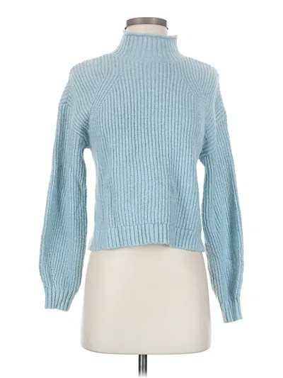 Pre-owned Bp. Turtleneck Sweater In Blue