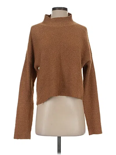 Pre-owned Bp. Turtleneck Sweater In Brown