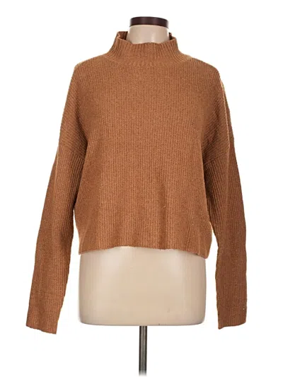 Pre-owned Bp. Turtleneck Sweater In Brown