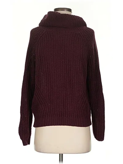 Pre-owned Bp. Turtleneck Sweater In Burgundy