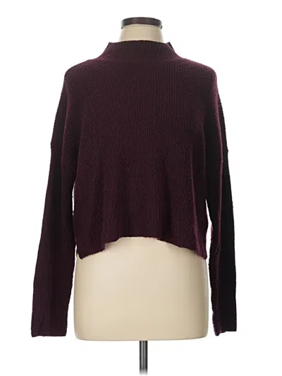 Pre-owned Bp. Turtleneck Sweater In Burgundy