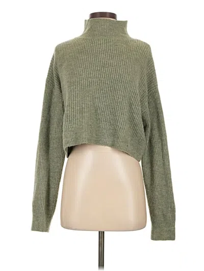 Pre-owned Bp. Turtleneck Sweater In Green