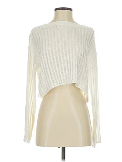 Pre-owned Bp. Turtleneck Sweater In White