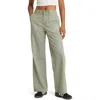 Bp. Utility High Waist Wide Leg Pants In Green Halo